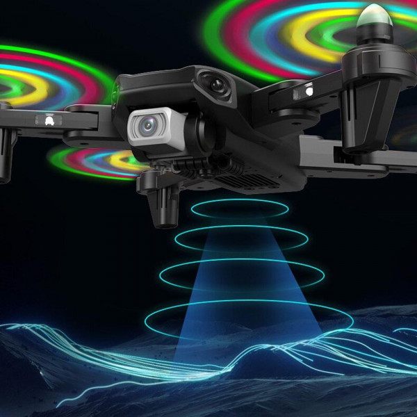 Светещ LED Дрон Meteor 1809 LED, дрон с 4K HD двойна камера WIFI FPV