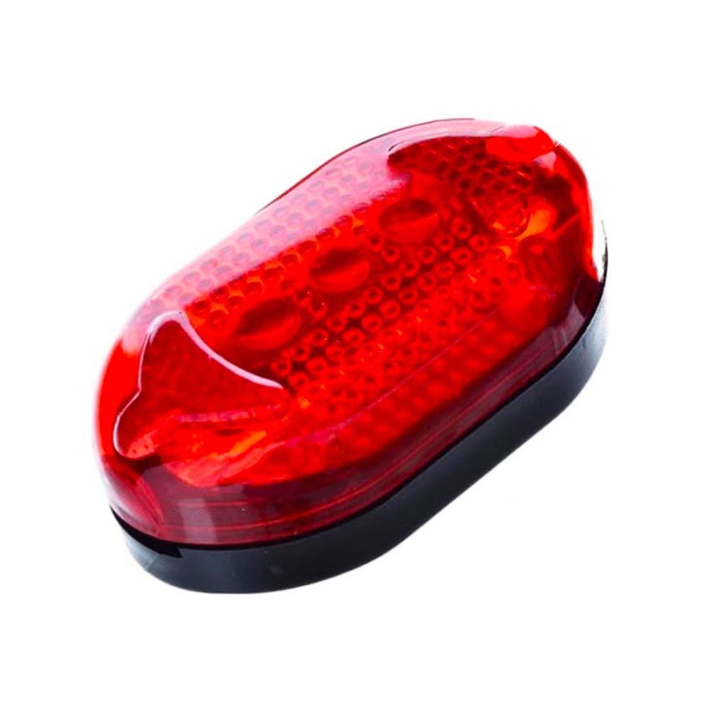 3 LED габаритен стоп за велоспиед ЧЕРВЕН, с бърза стойка и 3 режима на светене