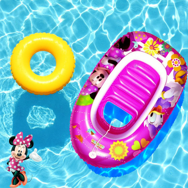 Детска надуваема лодка Minnie Mouse БЕСТУЕЙ, едноместна, 112 х 71 см