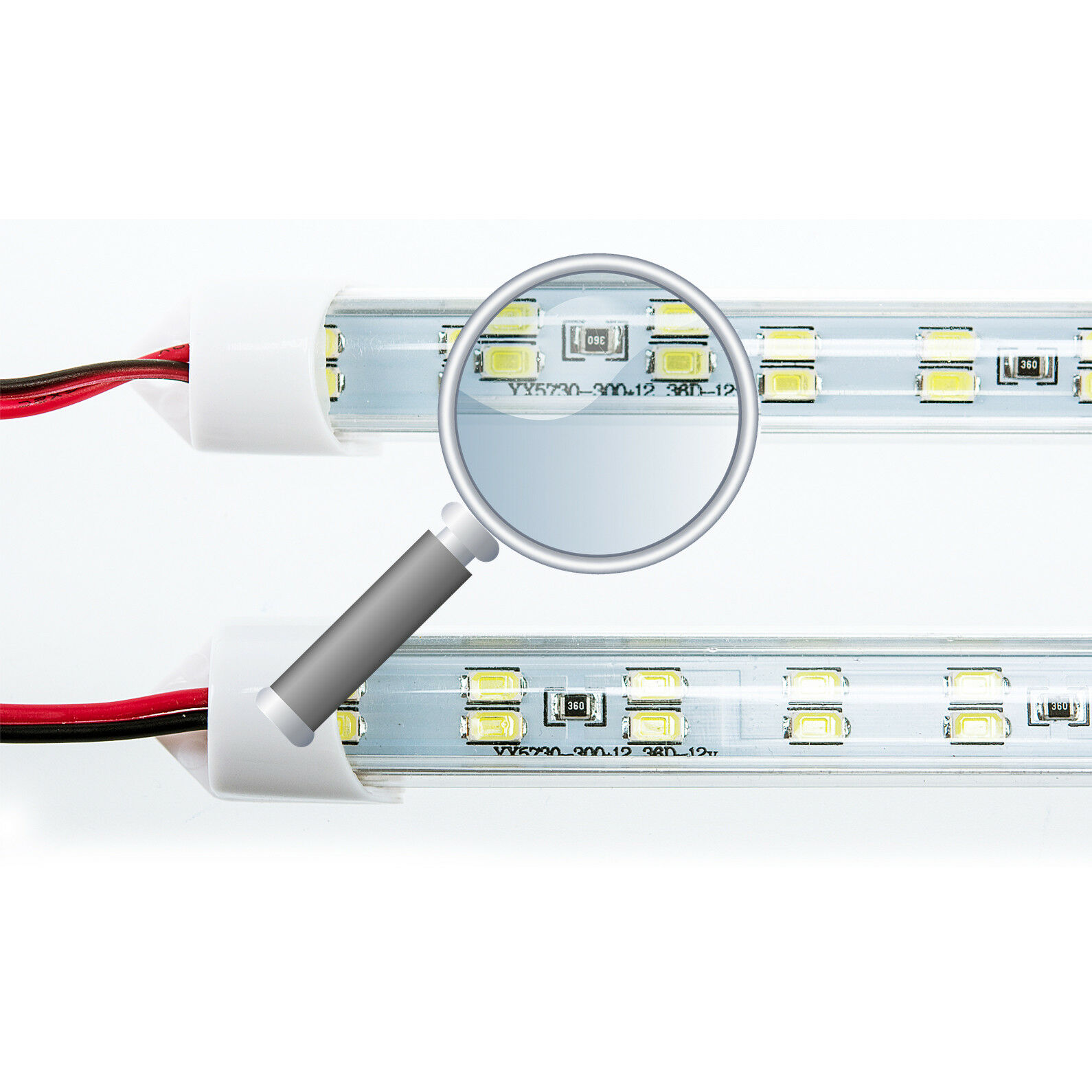 1 брой Лед Интериорна Диодна Лампа, Тръба, 32см 36 LED, Бяла Светлина, 12V, 2.25W , За Автомобил, Бус, Ван, За Дома или Офиса