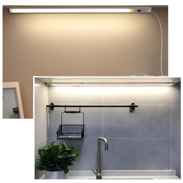 30см LED лампа със сензорно включване, с USB захранване - топла светлина 💡