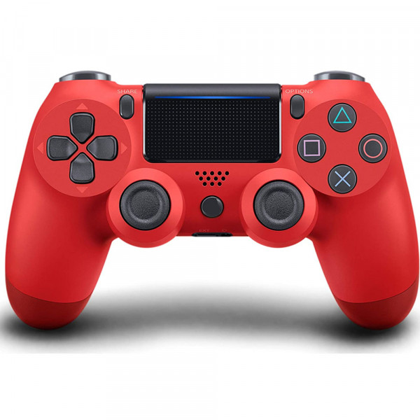 Висококачествен DOUBLESHOCK IV RED - джойстик за SONY PLAY STATION IV, с USB кабел