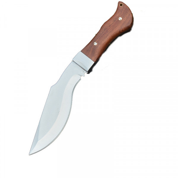 Тежък ловен нож X58 KUKRI OUTDOOR TOOL De LUXE, ръчна изработка, с кожена кания и кутия