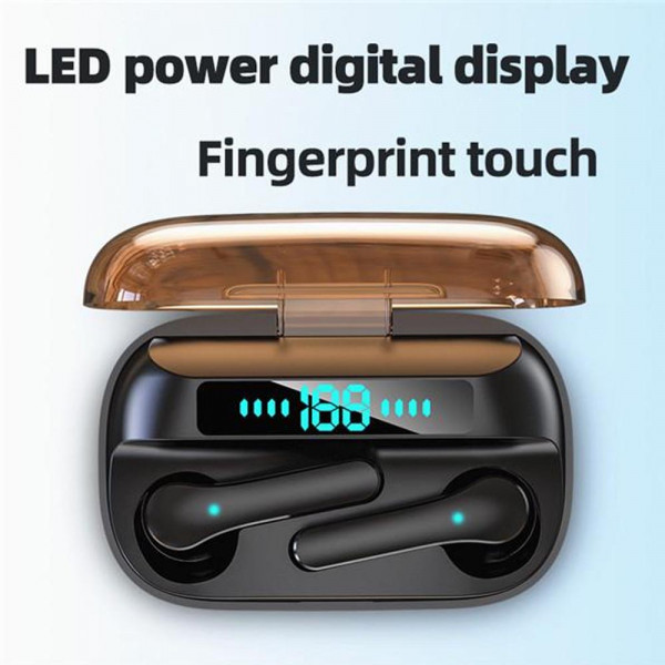 Стерео безжични слушалки TWS Y10,Bluetooth 5.0 Touch Control с кутия за безжично зареждане