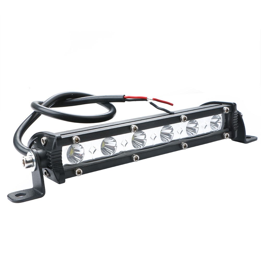 18,5 См Мощен LED бар Flexzon с насочена Spot светлина 18W 6 LED 12V 24V АТВ, Джип, 4х4, Offroad, Камион