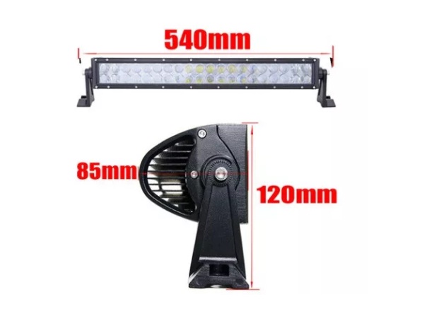 54 См 120W Мощен 4D 4Д Led Bar Лед Диоден Бар Прожектор 12V 24V 8040 Лумена