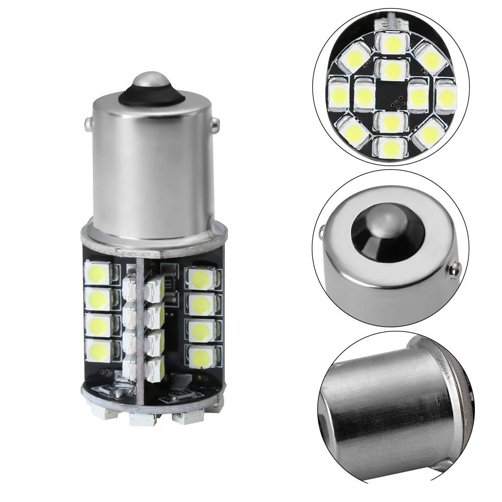 LED Лед Крушки, Мигач, 44 SMD, Canbus, 1156 (P21W), 12V, Оранжева, Жълта Светлина