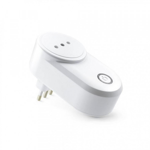 Смарт контакт TUYA Smart Power Plug, Интелигентен, WiFi, 220-240 V, 16 A, Съвместим с Android/iOS