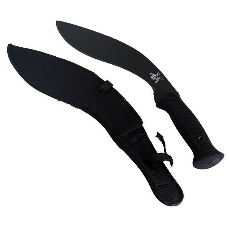 Тежко стоманено мачете KUKRI COMPACT B067 с калъф и мека дръжка