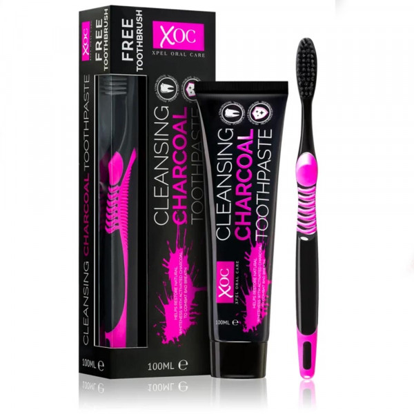 XPEL-Паста и четка за зъби CHARCOAL - 100мл