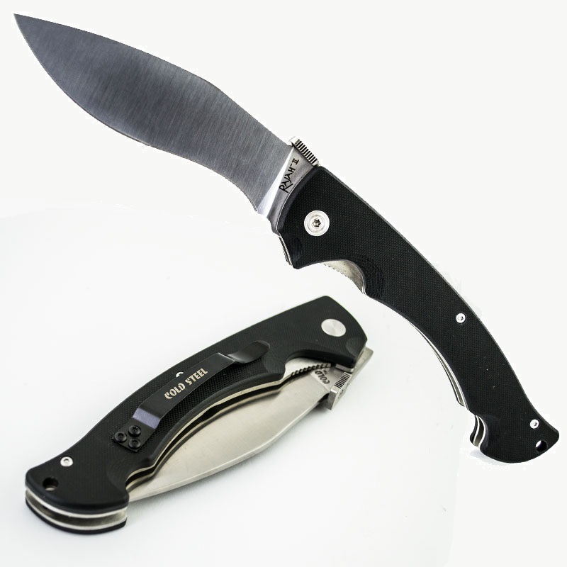 Висок клас среден сгъваем KUKRI нож COLD STEEL RAJAH II 60V, мачете