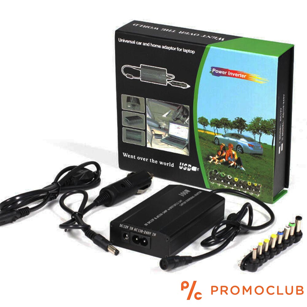 Универсално зарядно за лаптопи 120W за 12V в кола и за ел. мрежа:POWER INVERTER OVER WORLD