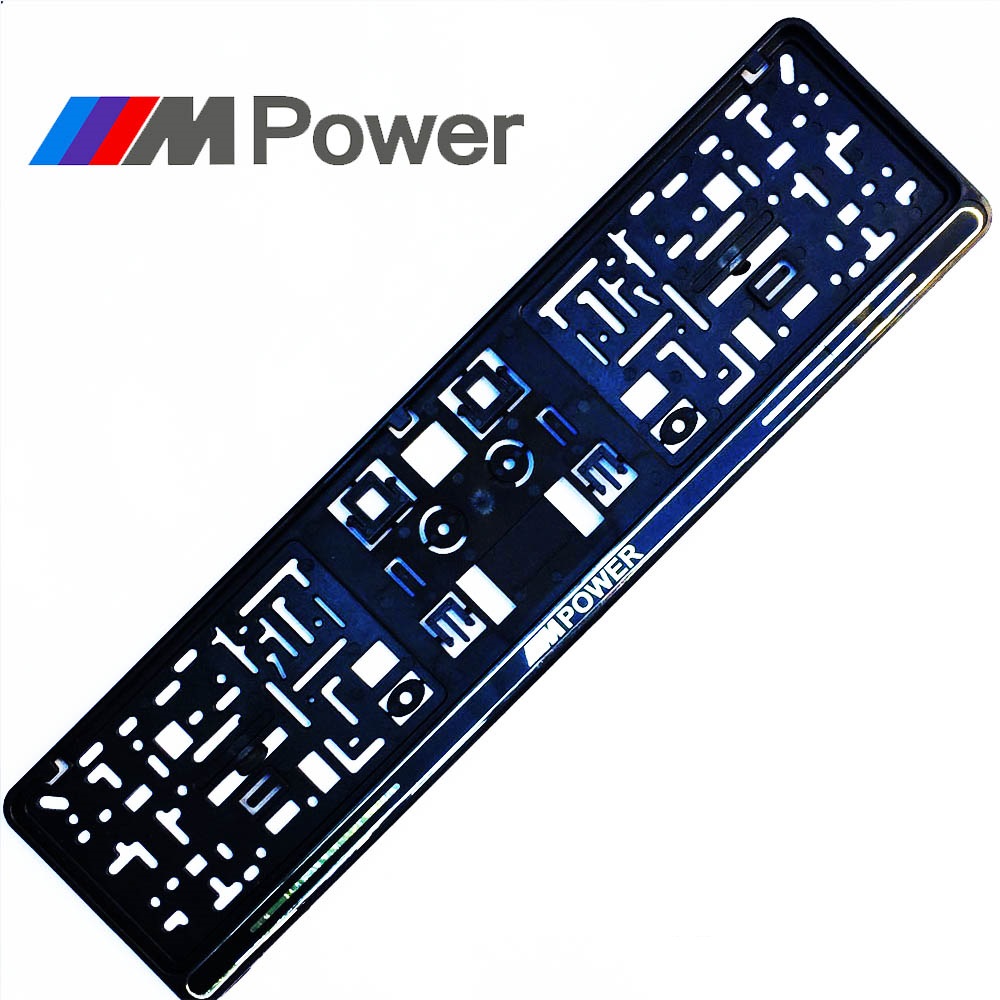 Авто поставка за регистрационен номер на автомобил MPOWER BLACK