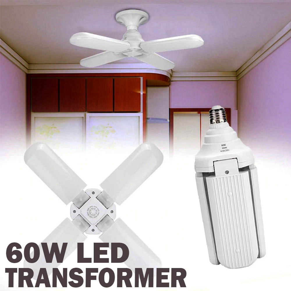 Най-мощната LED крушка TRANSFORMER 5X, 60W, 6500К студена бяла светлина