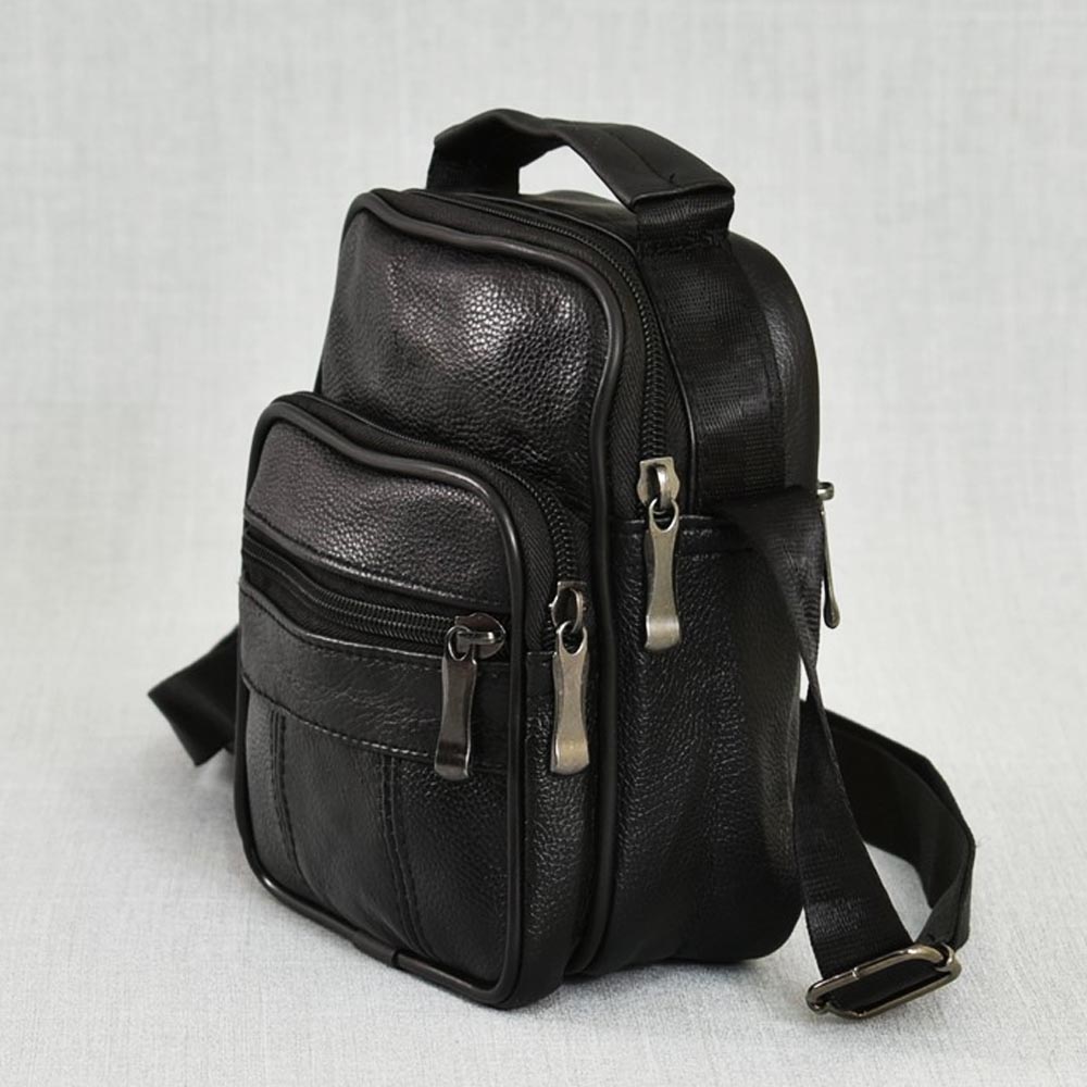 Мъжка чанта ЕСТЕСТВЕНА кожа BLACK STYLE, 7015