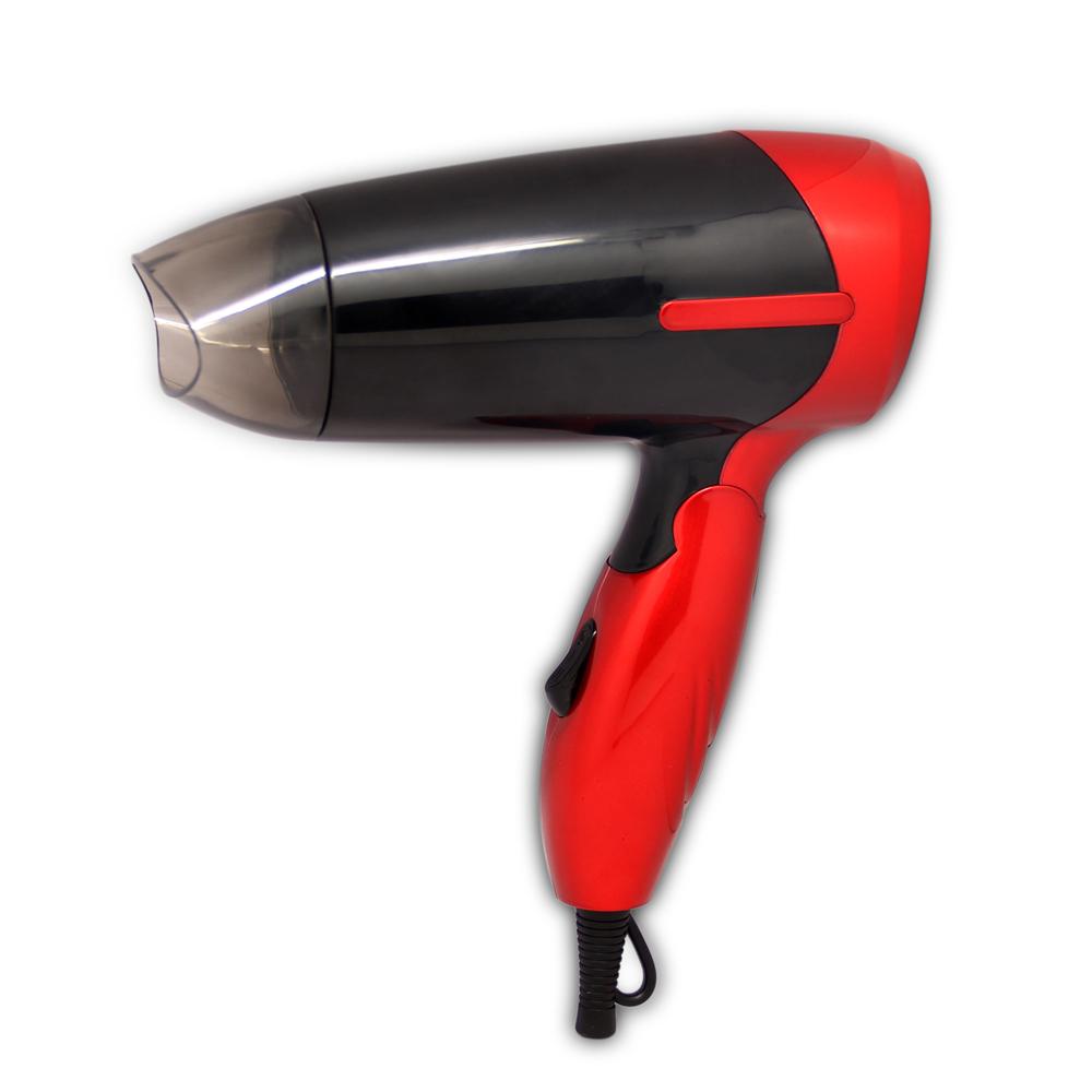 Сешоар със сгъваема дръжка SAPIR SP 1100 CM, 1200 W, 2 степени, Червен/Черен