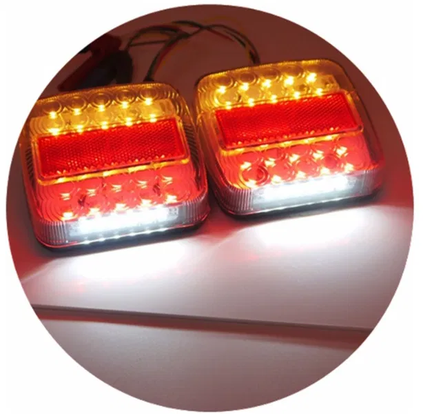 Комплект Диодни LED Лед Стопове 12V - за Бус Камион Ремарке Караванa Платформа