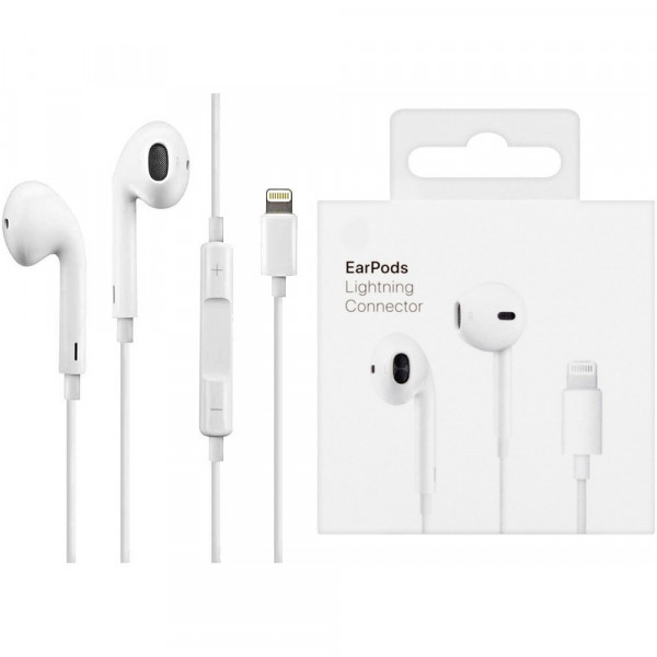 Apple EarPods слушалки тапи с Lightning конектор