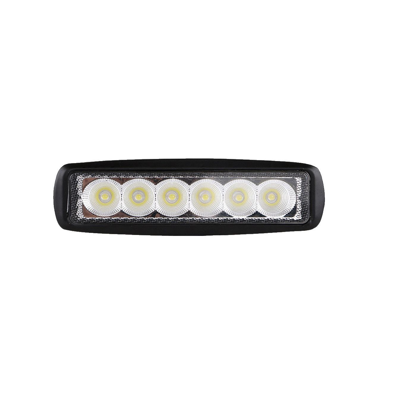 6 LED 18W Халоген Водоустойчива Светлина Работна Лампа 10-30V за Ролбар АТВ, Джип Разпръсната Светлина FLOOD