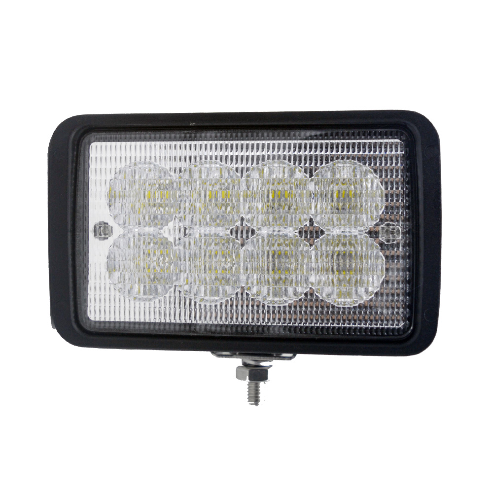 ЛЕД Диоден Халоген LED Фар - 3200lm 15,2cm 40W PRO - Трактор, Комбайн - Case , John Deere , Ford-New Holland , Komatsu