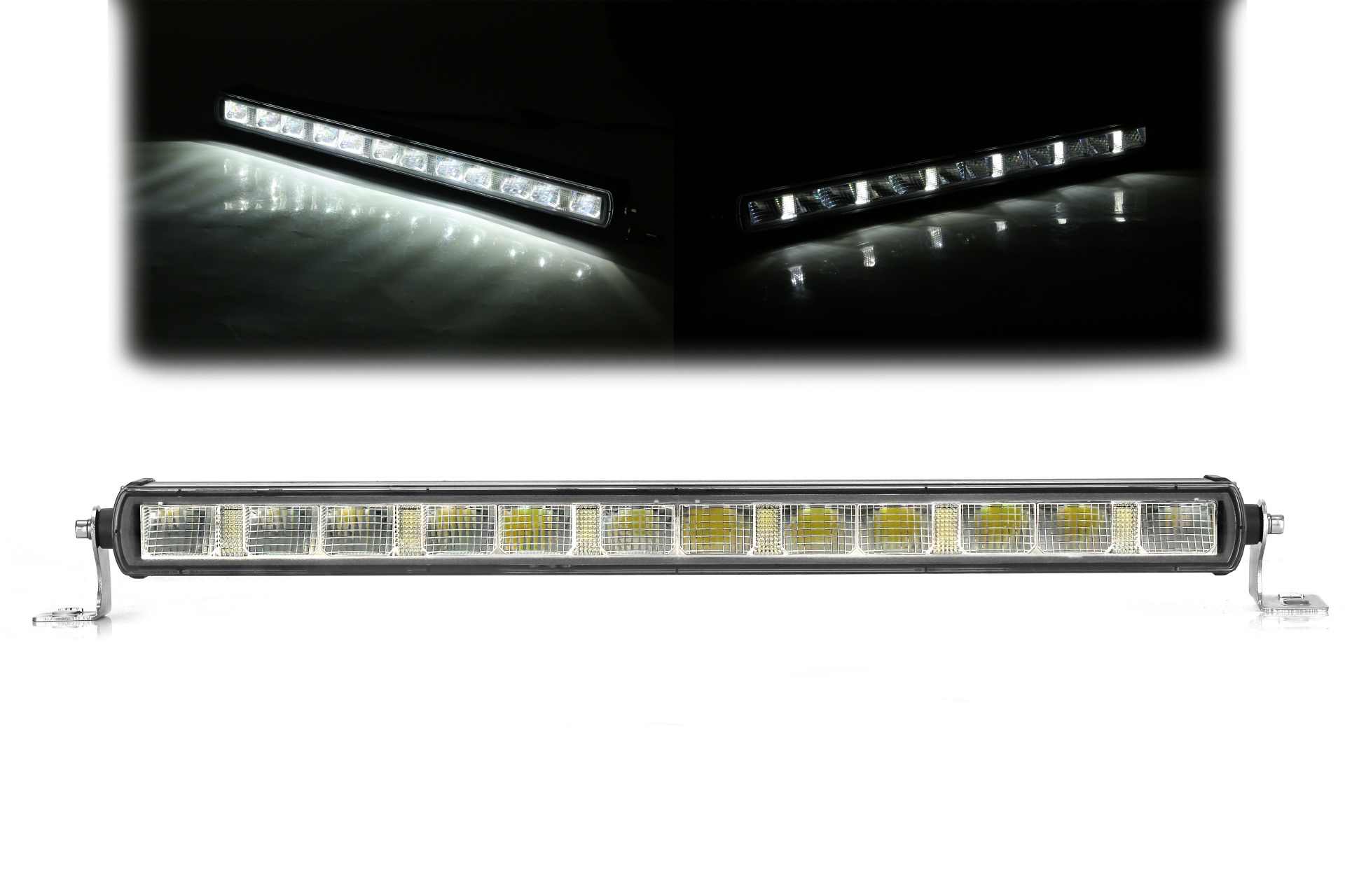 52 См LED Лед Бар с Насоченa SPOT Светлина, Три Функции, Е-Mark, 60W, 4800lm, 12V-24V, Автомобил, АТВ, Джип, 4х4, SUV, Offroad, Камион,Ролбар