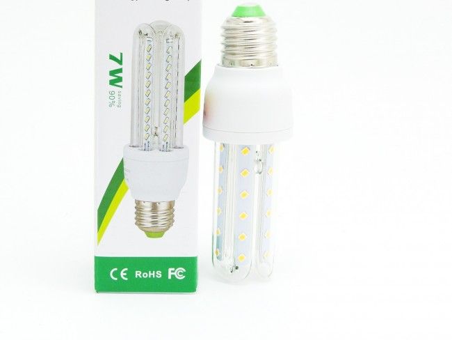 Крушка LED 7W cold white със студена бяла светлина, 6000К, аналог на 125W крушка с жичка