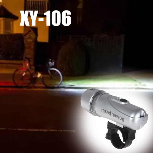 Предна светли за велосипед XY-106, SUPER BRIGHT & EXQUISITE, WHITE LED'S HEAD IGHT