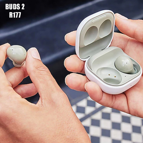 Безжични Bluetooth слушалки BUDS 2 R177 с дълбок и богат звук -  СИВИ