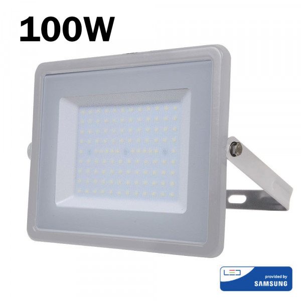Ултра мощен SAMSUNG ЧИП LED прожектор - 100W, 6400K, LED чипове на Samsung