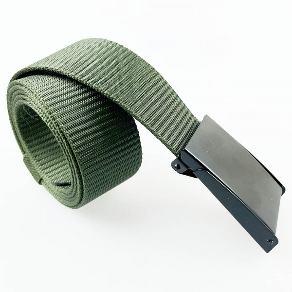 Дълъг колан Exclusivo Men XTREME GREEN, 120 см, здрав зелен текстил, регулируема дължина