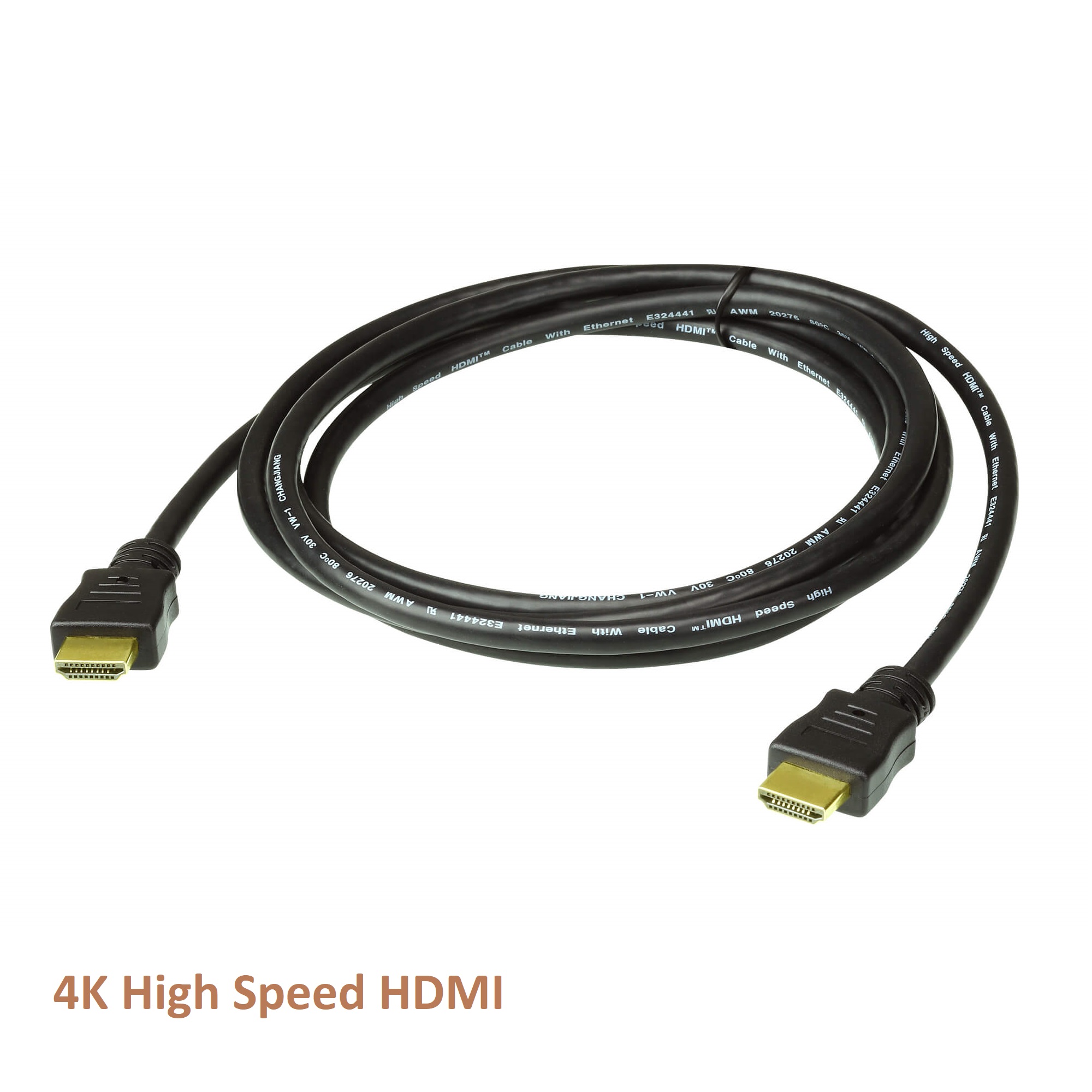 Високоскоростен 4К HDMI-HDMI кабел, 1.8 метра дължина, 10.2GBps+