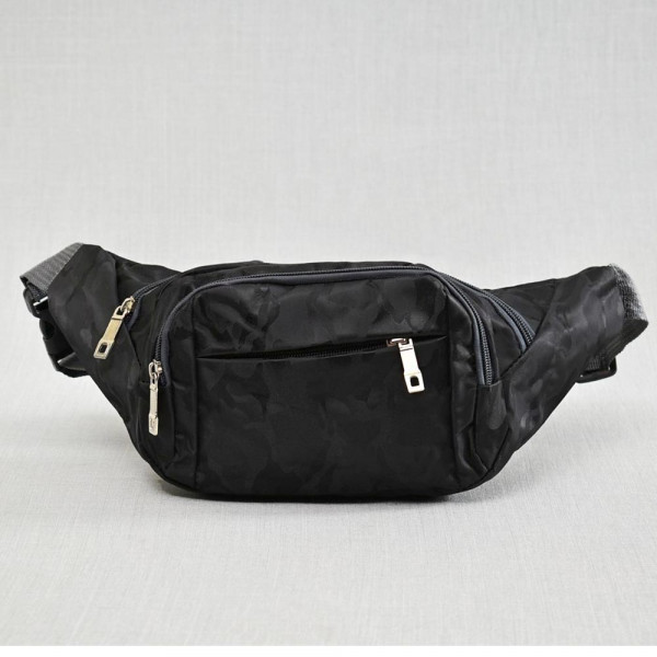 Удобна чанта- паласка за кръст BLACK 08083