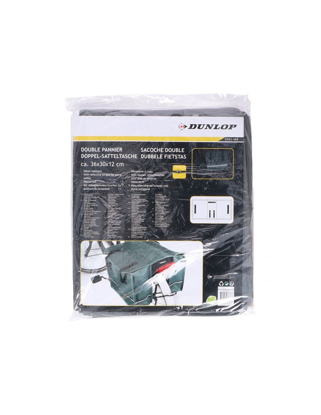 Чанта за багажник на велосипед колело Dunlop 26l