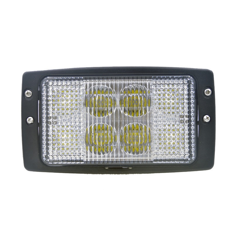 ЛЕД Диоден Халоген LED Фар -3200lm 18x10cm 40W PRO Koмбайн Трактор