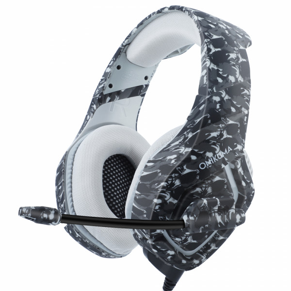 Слушалки Onikuma K1-B, За компютър, Микрофон, 3.5mm, Черен - 20682