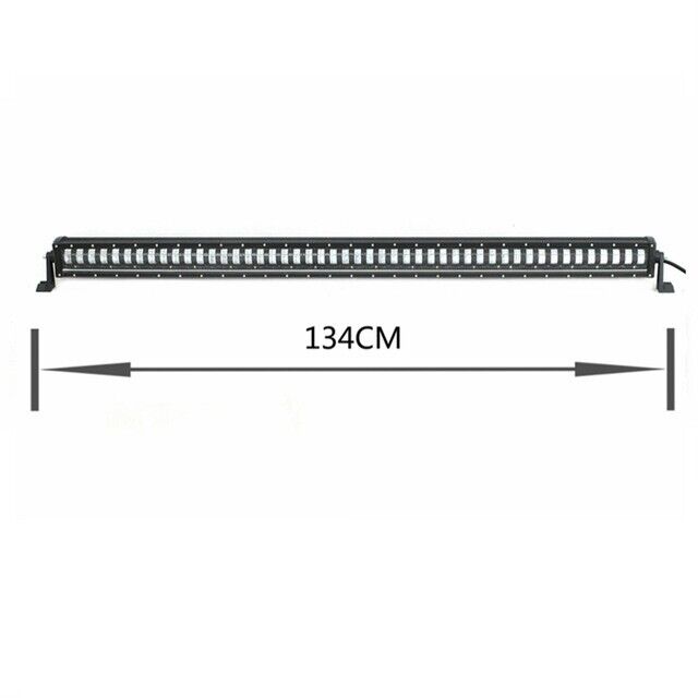 9D 134 СМ Led Bar Лед Бар Hi/Lo Kъси Дълги Водоустойчив Удароустойчив 12V 24V 30720 LМ 384W С Лупи Off-Road Лед Бар За Джип ATV