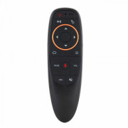 Универсално дистанционно No brand G10, Air mouse, USB 2.4GHz, Микрофон, IR програмируемо, Черен - 13051