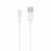 Мрежово зарядно устройство DeTech DE-31M, 20W, С Micro USB кабел, 1 x Type-C F, 1 x USB F, PD, QC, Бял - 40319