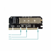 Контролер No brand, PCI-E x4/x8/x16 към M.2 NVMe SSD - 17759