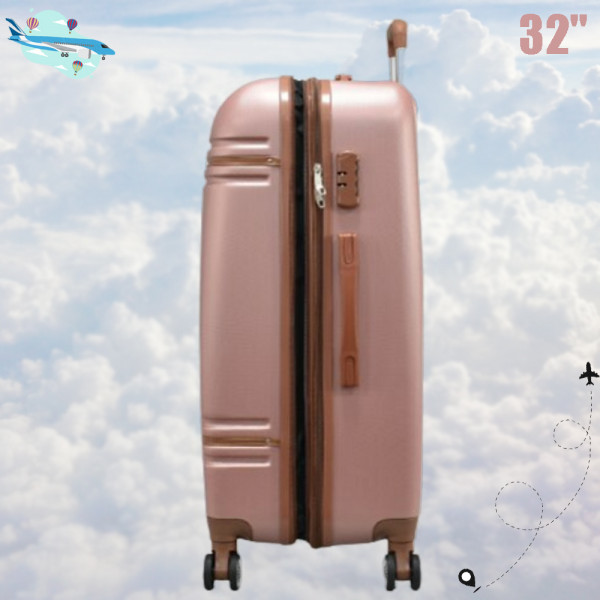 Луксозен PVC авио спинър - куфар PL 6086 ROSE DE LUX 6086 24"