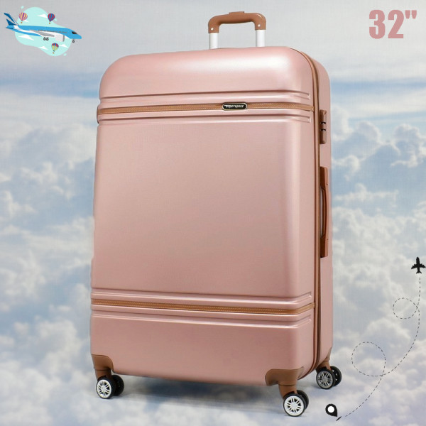 Луксозен PVC авио спинър - куфар PL 6086 ROSE DE LUX 6086 24"