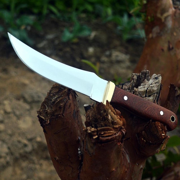 Великолепен ловен нож X59 OUTDOOR TOOL De LUXE, стомана 440С, кожена кания