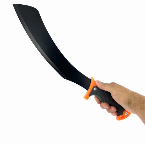 Черно мачете PARANG GRBR, стомана 420, вълканизирана дръжка и калъф с цип