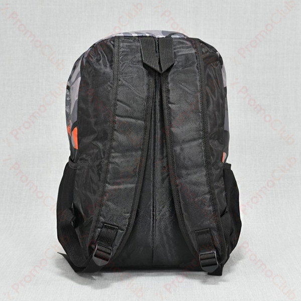 Удобна и практична раница за спорт, туризъм и училище - Orange Camouflage 9282