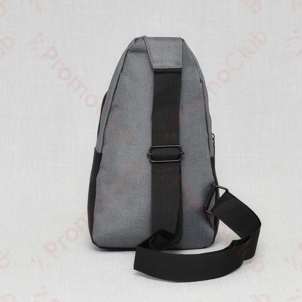 Практична мъжка спортна чанта за през рамо - BLACK AND GREY 524