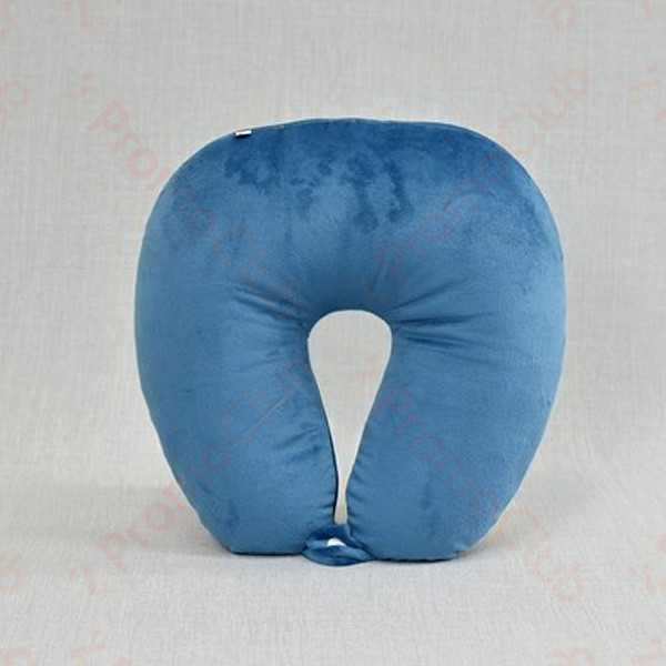 Мека и удобна възглавница за път с копче TRAVEL COMFORT - LIGHT BLUE 1592