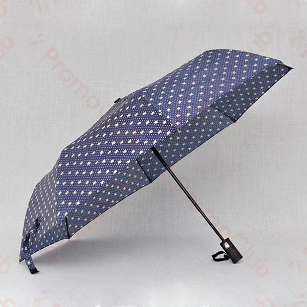Ветроустойчив и красив дамски чадър RAINDROP - BLUE 12531