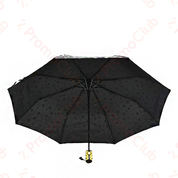 Дамски чадър, който си променя цветовете при намокряне RAINDROPS - BLACK 12621
