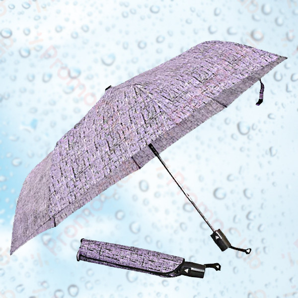 Стилен дамски чадър със здрава рамка от осем спици RAIN - PURPLE 22609