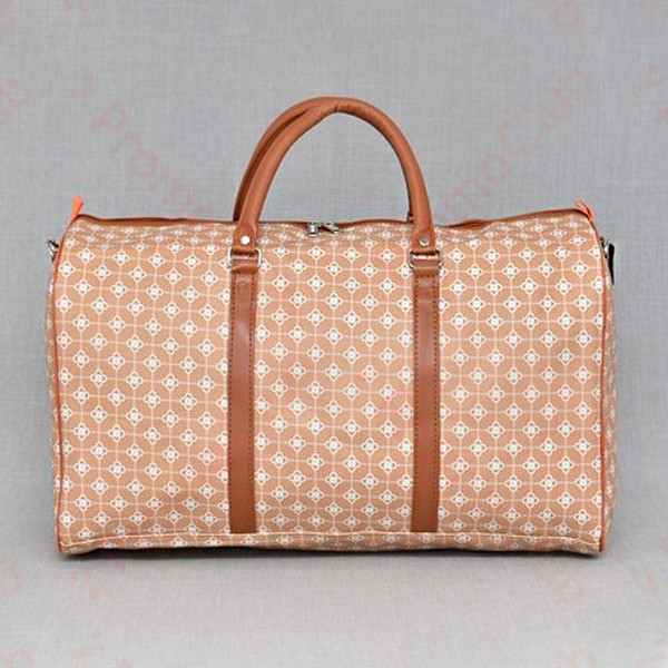 Голяма, стилна и удобна пътна чанта от еко кожа TRAVEL - CREAM 2830
